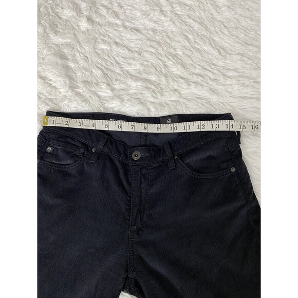 AG Adriano Goldschmied Women's Corduroy Pants Black Size 27R Super Skinny Ankle - Picture 5 of 16